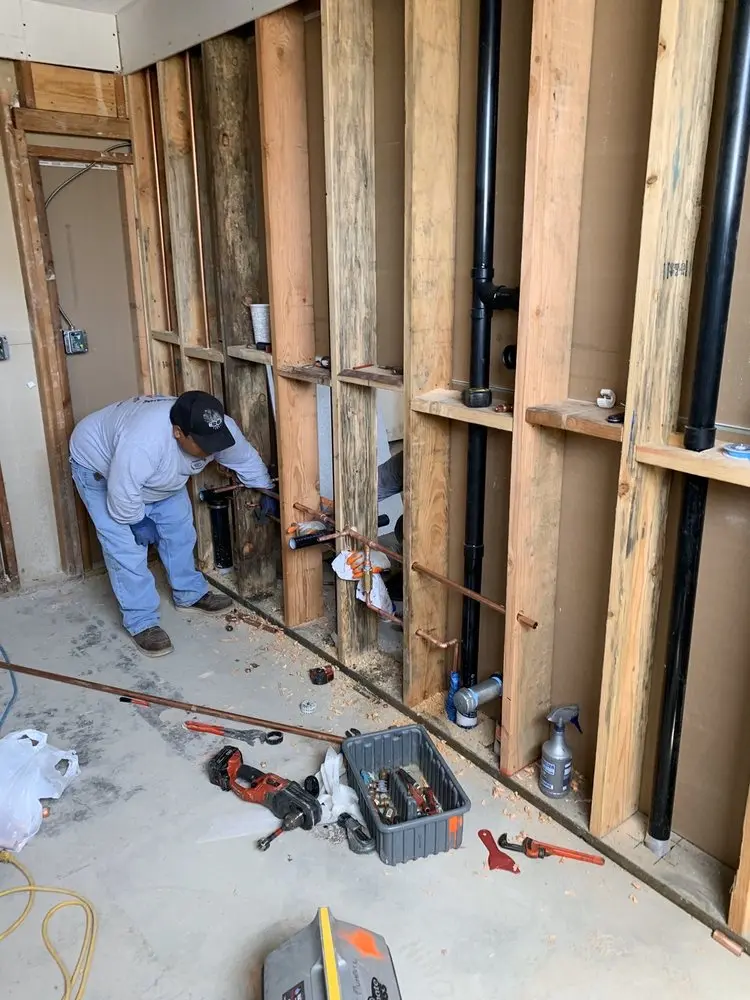 Commercial rough-in plumbing for Gas Line Repair in North Park